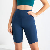 Shorts de ciclista moldeadores de tiro alto