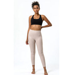 Glänzende und glänzende High Rise 7/8-Leggings