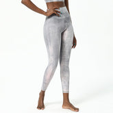 Leggings tie-dye de cintura alta