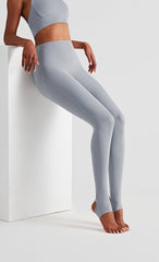 Leggings mit Steg und hoher Taille