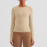 Tailliertes Langarmhemd in voller Länge