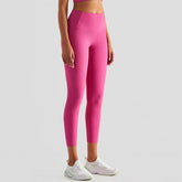 Weiche, butterweiche, kurze Leggings mit hohem Bund