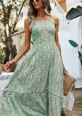 Sommerkleid mit Blumendruck