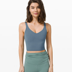 Camiseta sin mangas con escote en V