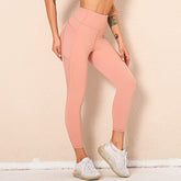 Leggings de tiro medio con paneles de malla