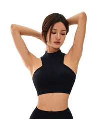 High Neckline Racerback Sports Bra