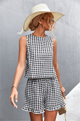 Gingham Print Sommer Koordinaten