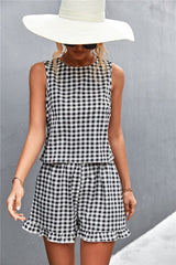 Gingham Print Sommer Koordinaten