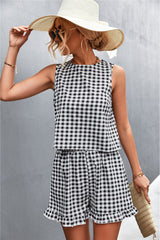 Gingham Print Sommer Koordinaten