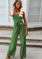 Mono sin tirantes con abertura frontal