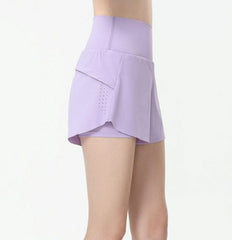 Lässige, doppelt gefütterte Active-Shorts