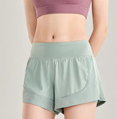Atmungsaktive Active-Shorts mit niedriger Taille