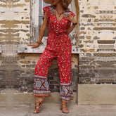 Boho-Jumpsuit mit Flatterärmeln