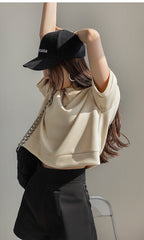 Shorts mit hoher Taille und lockerer Passform