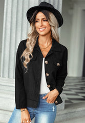 Chaqueta con botones en contraste