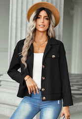 Chaqueta con botones en contraste