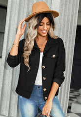 Chaqueta con botones en contraste