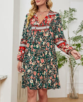 Boho-Kleid mit Blumenmuster
