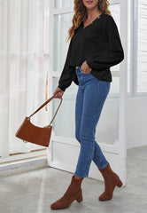 Pullover mit einfarbigem Kontrast-Knopfdetail