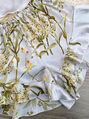 Set aus Tanktop und Shorts mit japanischem Blumenmuster