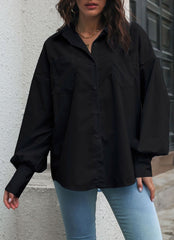 Polo sólido con mangas Bishop