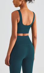 Soft Buttery Ruched Fitness Sports Bra