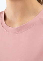 Camiseta ajustada con panel trasero de malla