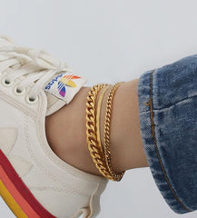 Goldkette Fußkettchen Vielfalt