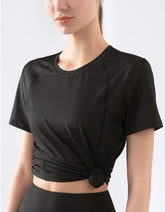 Slim Fit Mesh Back Panel Tee