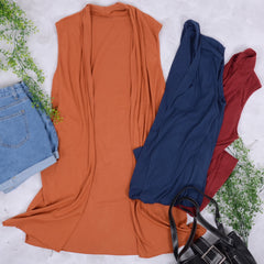 Cárdigan suave tipo chaleco | 3 colores