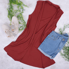 Cárdigan suave tipo chaleco | 3 colores