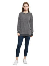 Camisetas casuales de manga larga con cuello redondo, blusas, sudaderas, túnicas y bolsillos