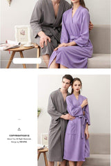 Bata de baño tipo kimono para él y para ella