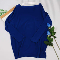 Suéter tipo túnica de manga larga