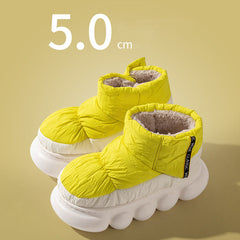 Zapatos cálidos de invierno para estar en casa