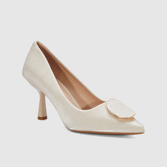 Pointy Toe Pumps Apricot