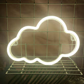 Flauschige Wolke Neonlichtschild