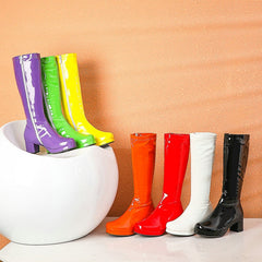 Leather Waterproof Knee High Boots 5-10.5