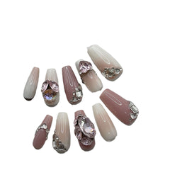 Pistola pulverizadora de uñas ligera y de lujo para usar con uñas y bolas de diamantes de imitación