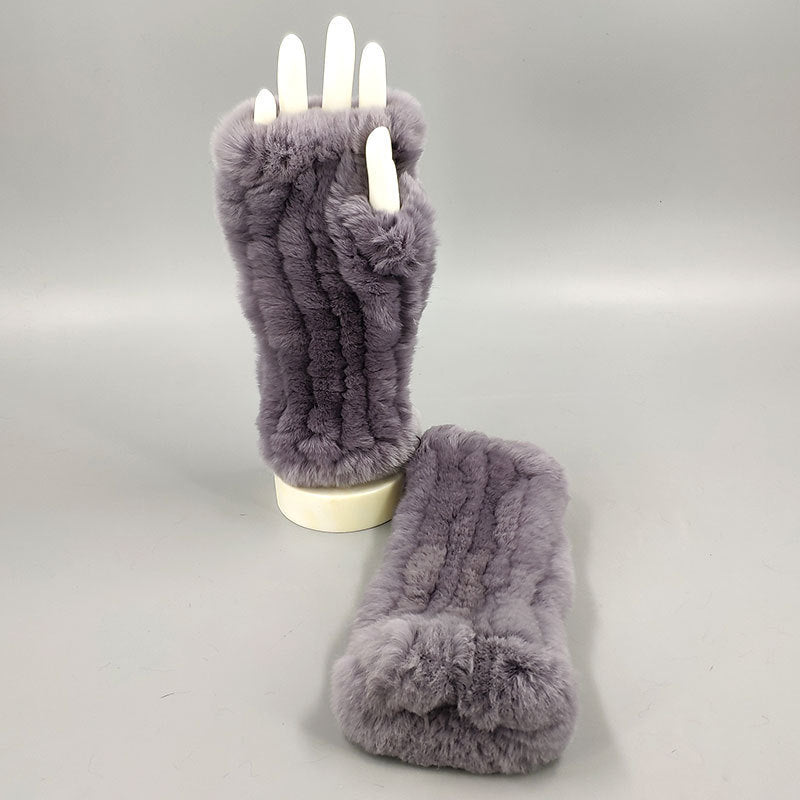 Guantes de invierno de longitud media con muñequera