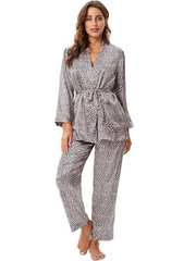 3 Pieces Sleepwear Pajama Sets