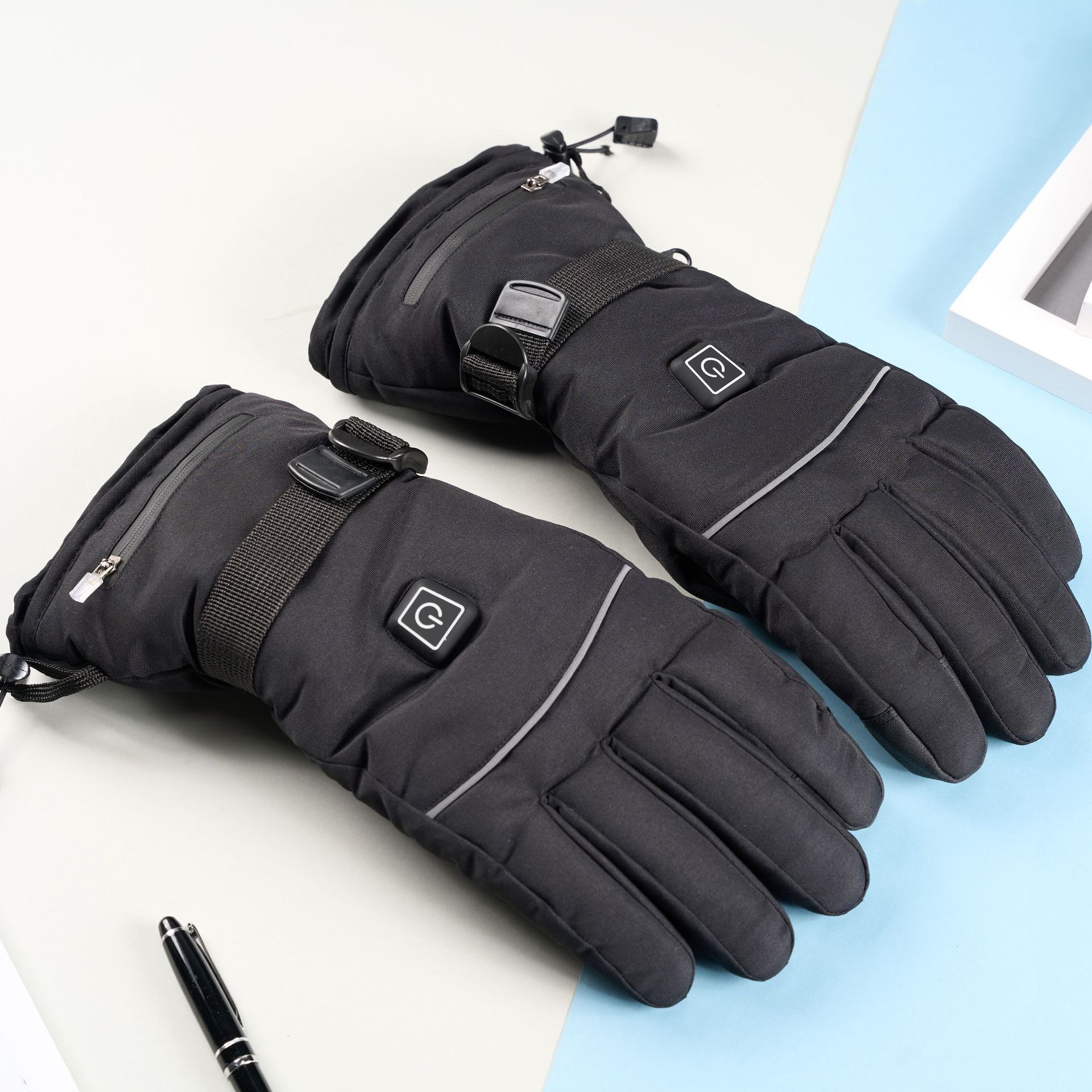 Samt-Wärmedämmung, Dreigang-Temperaturregelung, Touchscreen-Heizhandschuhe