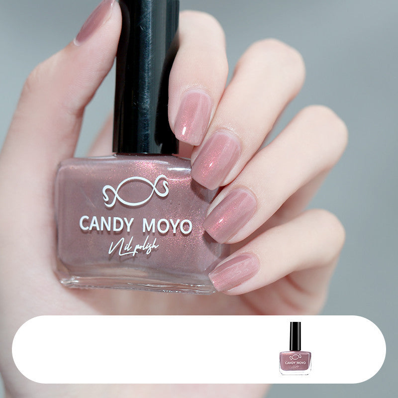 CandyMoyo nail polish free, quick drying, durable, non stripped color, white autumn and winter 1