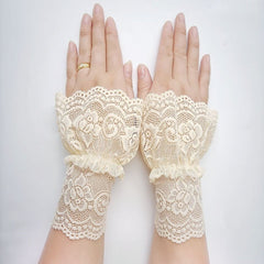 Decoración de puños Mangas cortas Mangas falsas Mangas falsas de lana para niños