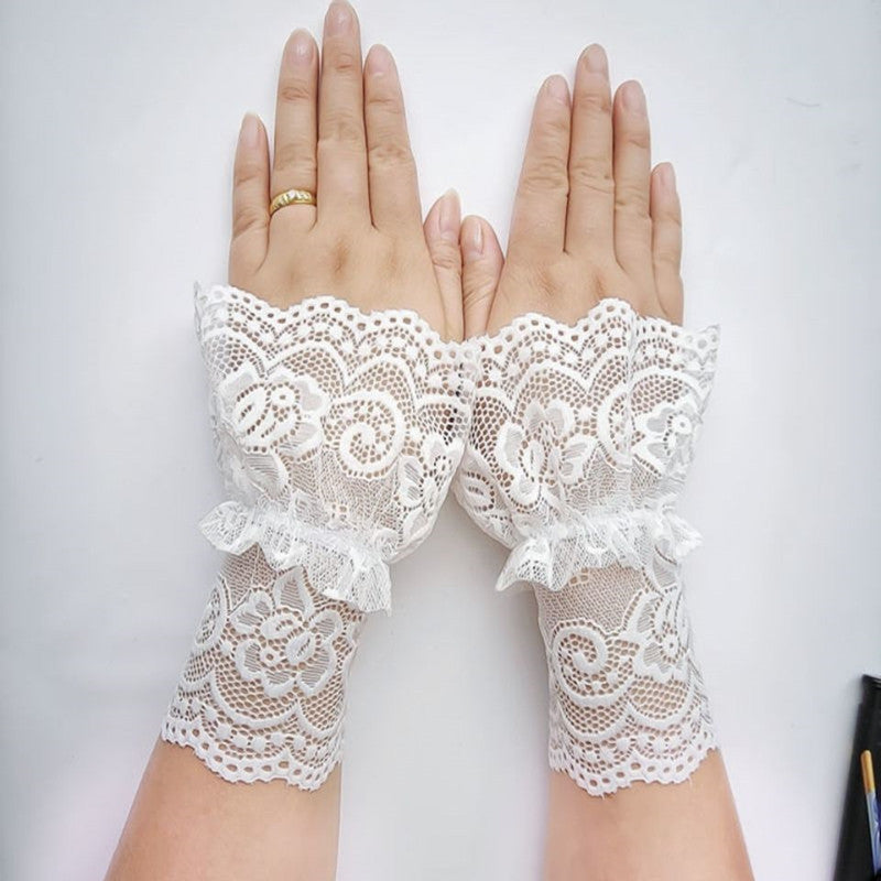 Decoración de puños Mangas cortas Mangas falsas Mangas falsas de lana para niños