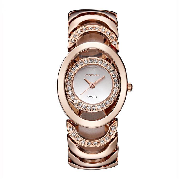 and Elegant Steel Band Diamond Ladies Watch