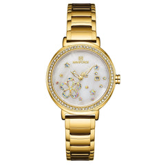 Reloj NAVIFORCE Lingxiang para mujer 5016, reloj para estudiante femenina, reloj de cuarzo resistente al agua, reloj con correa de acero