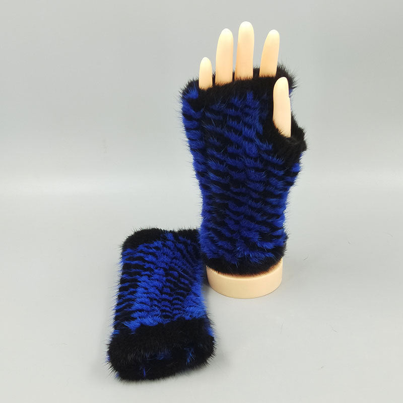 Verdickte, warme Winterhandschuhe mit mittellangen Armbändern