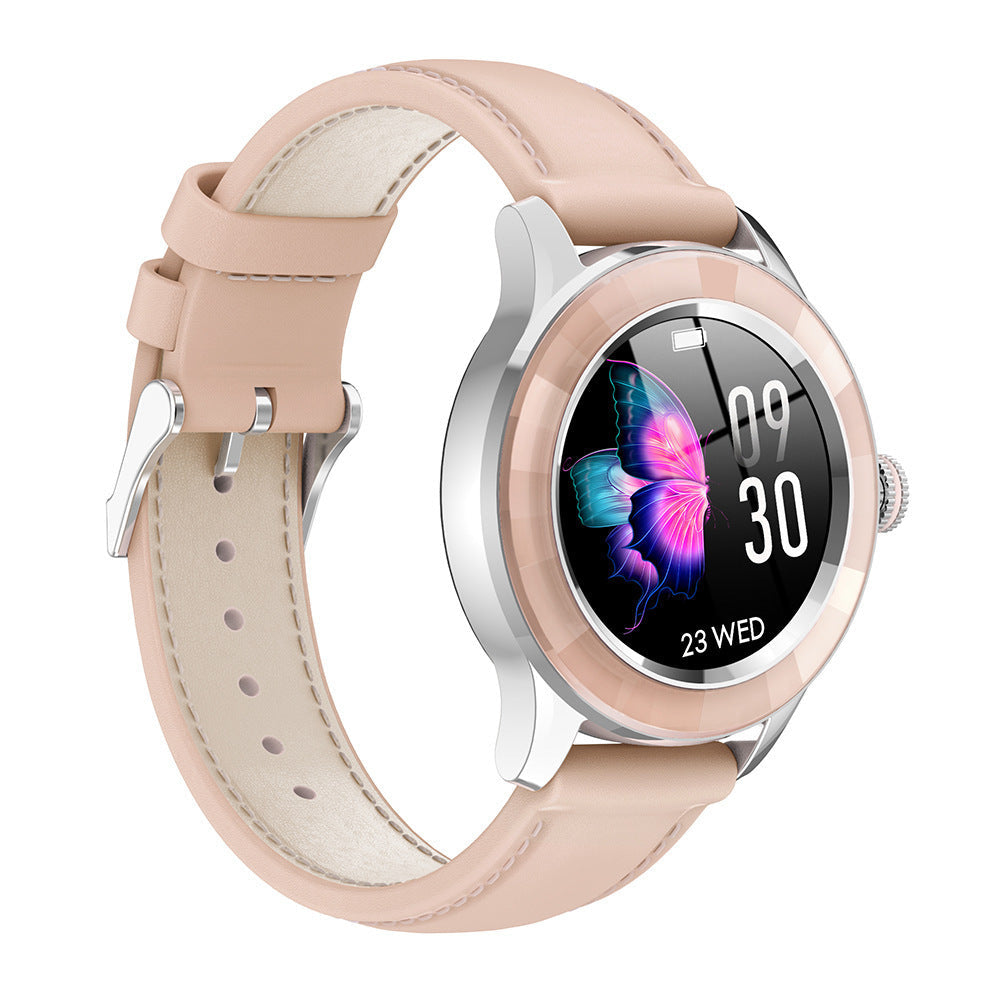 S09 Smart Watch Weiblicher runder Touchscreen Ip67 wasserdichte Anruferinnerung Smart Watch
