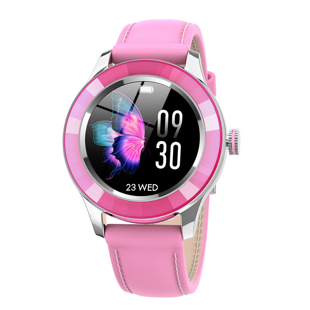 S09 Smart Watch Weiblicher runder Touchscreen Ip67 wasserdichte Anruferinnerung Smart Watch